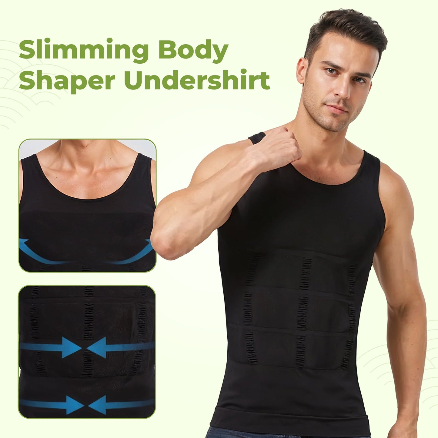 Men's Fitted Shapewear Tank Top
