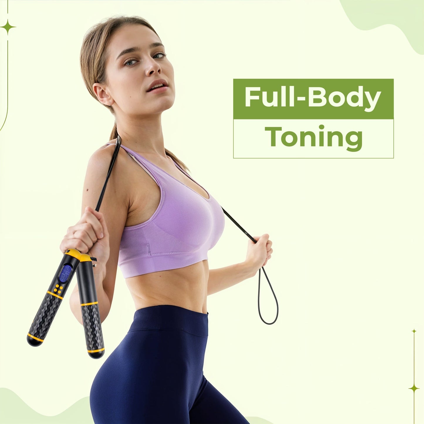 Smart Fitness Jump Rope with Digital Counter