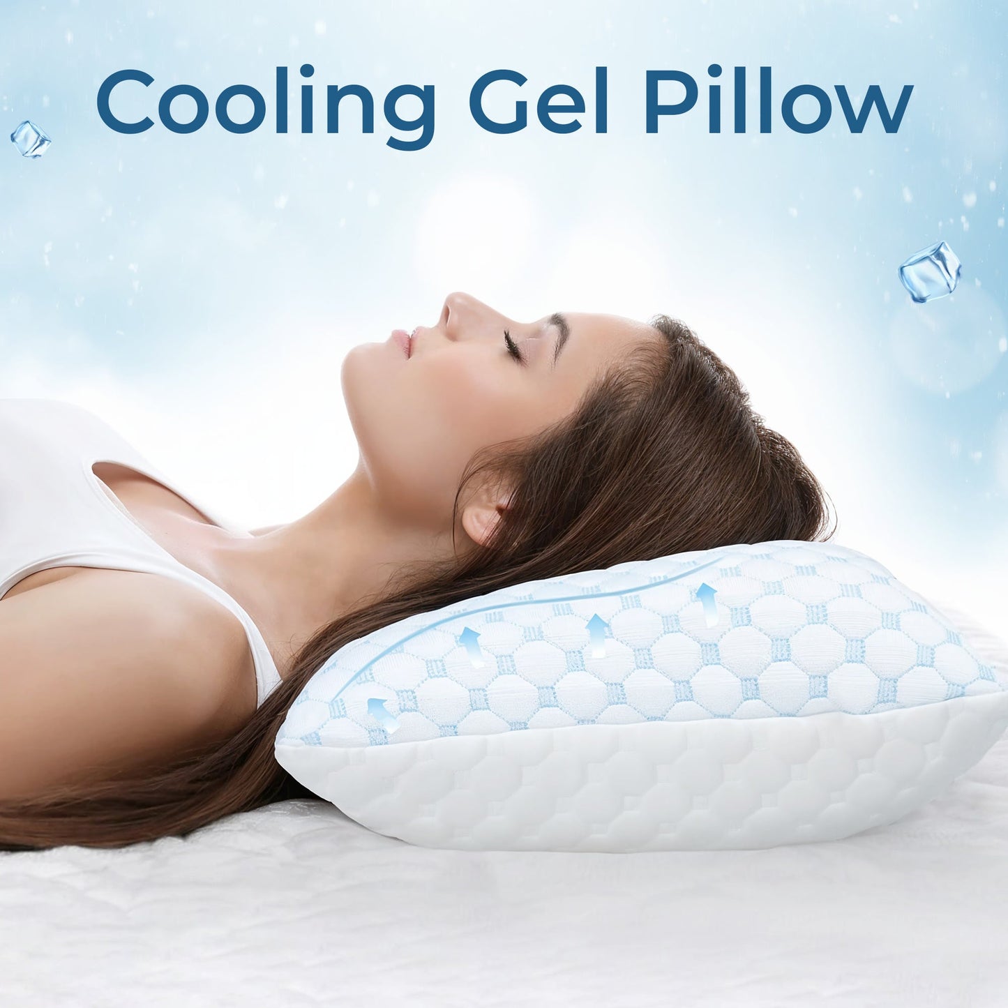 Cool Gel Pillow for Back Pain Relief