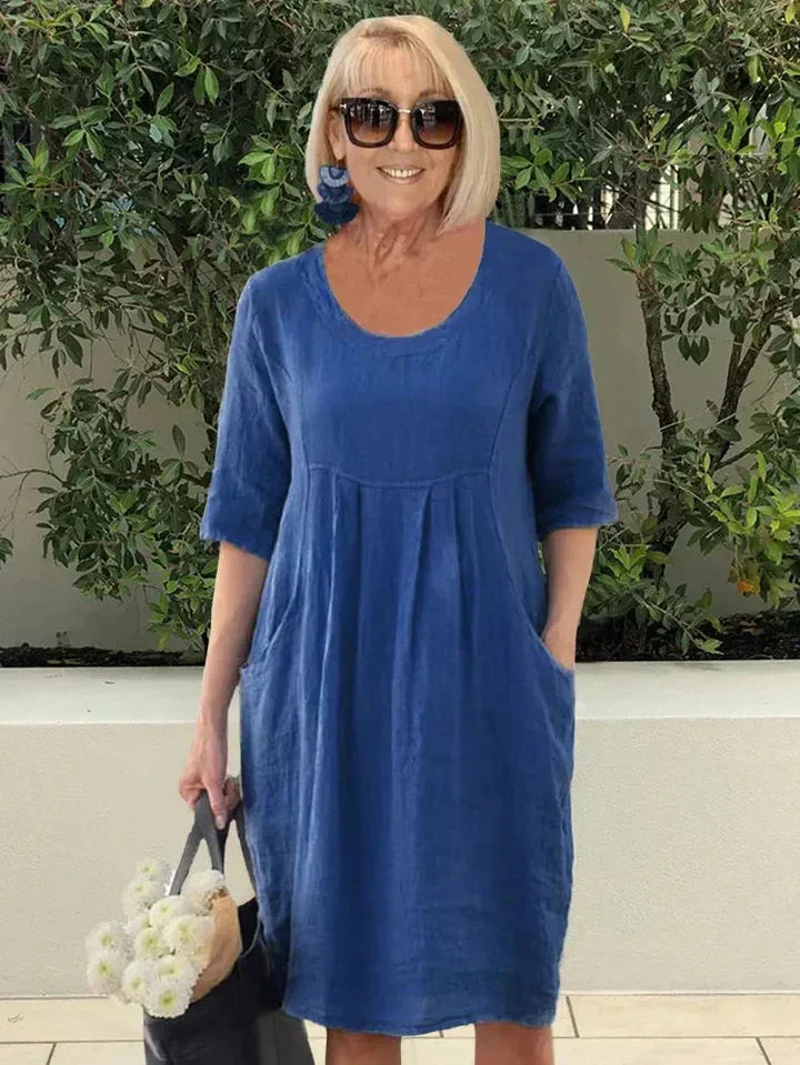 Comfortable Maxi Dress with Side Pockets