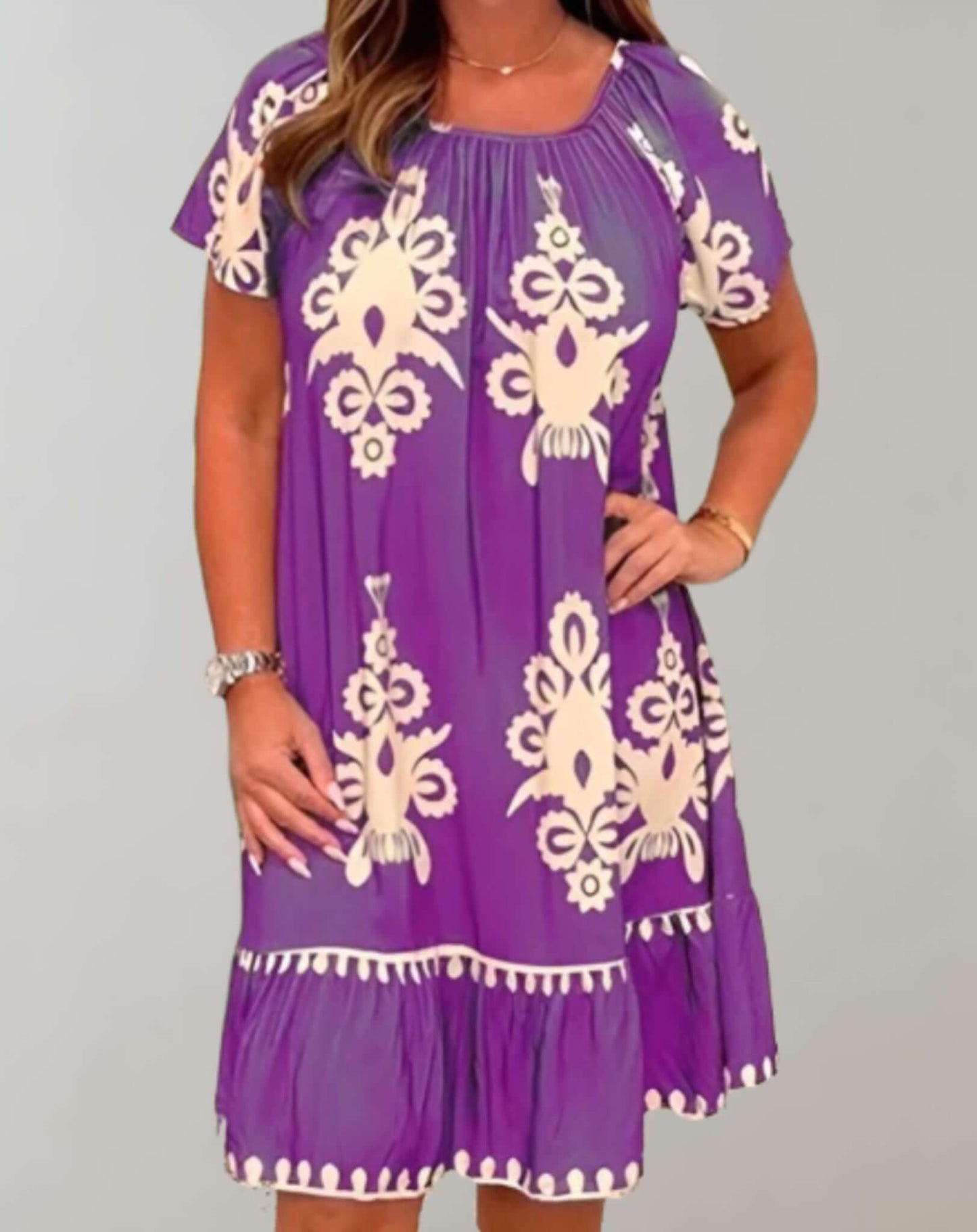 Ladies Pretty Garden Party Dress
