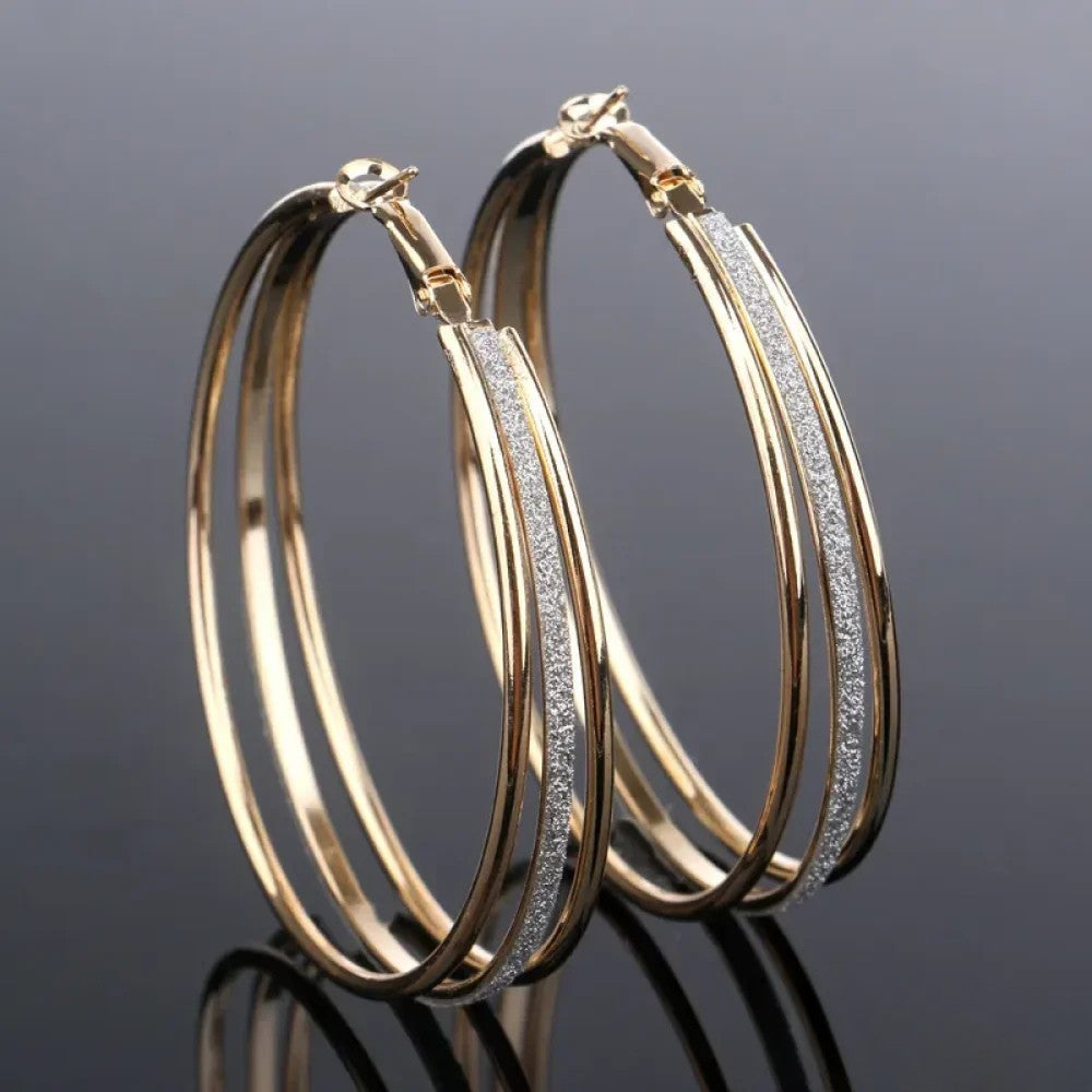 Classic Yellow Sparkle Earrings - Luxivelle