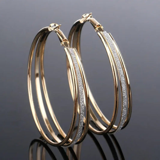 Classic Yellow Sparkle Earrings - Luxivelle