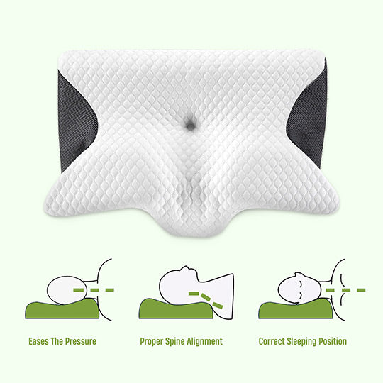 Comfortable Contour Neck Pillow for Side Sleepers