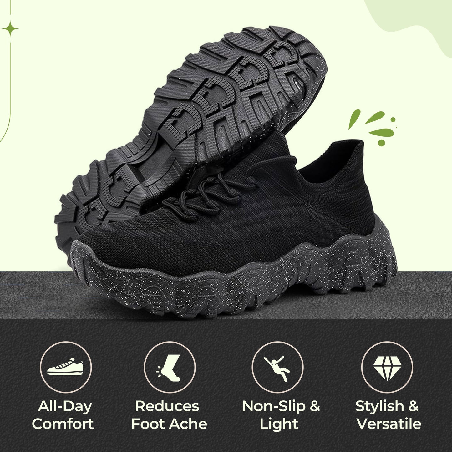 Soft Everyday Walking Shoes - Ultra Comfortable Fit
