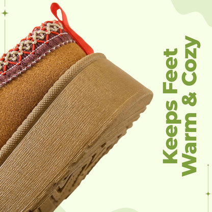 Comfy Warm Slippers for Women with Memory Foam