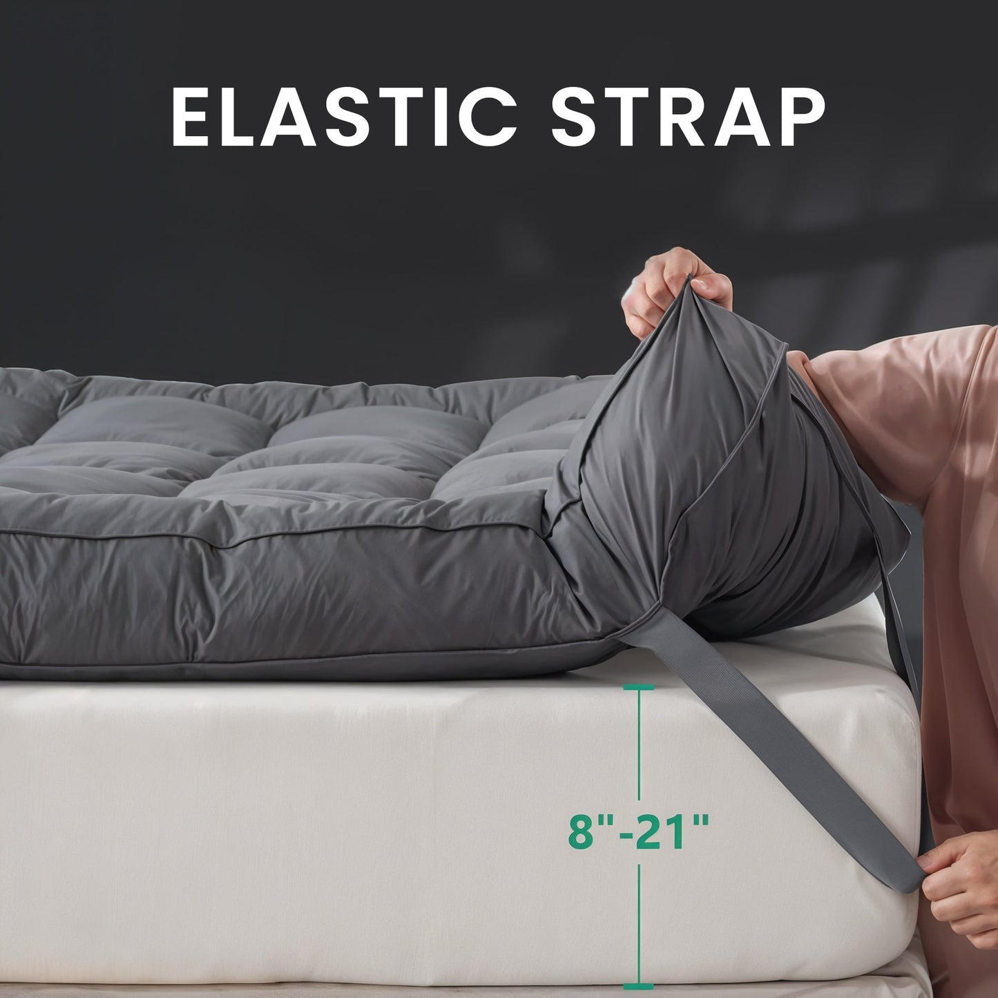 Premium Bed Mattress Topper for Deep Sleep Comfort