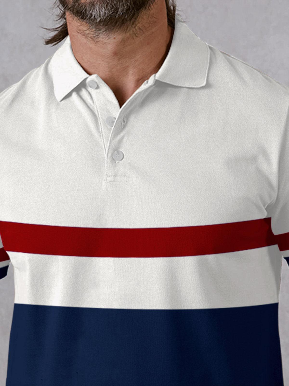 Cool Navy Mens Polo Shirt UV Protection