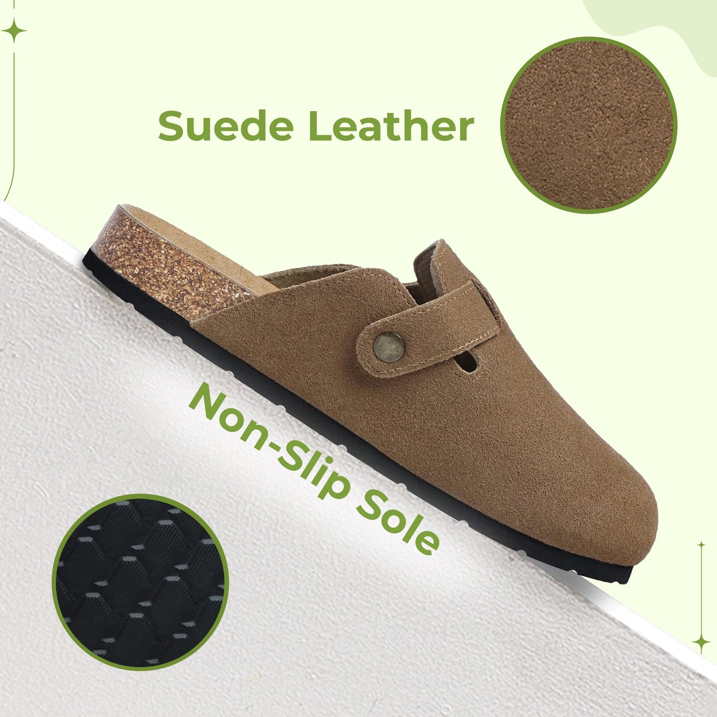 Comfortable Women's Natural Cork Sandals