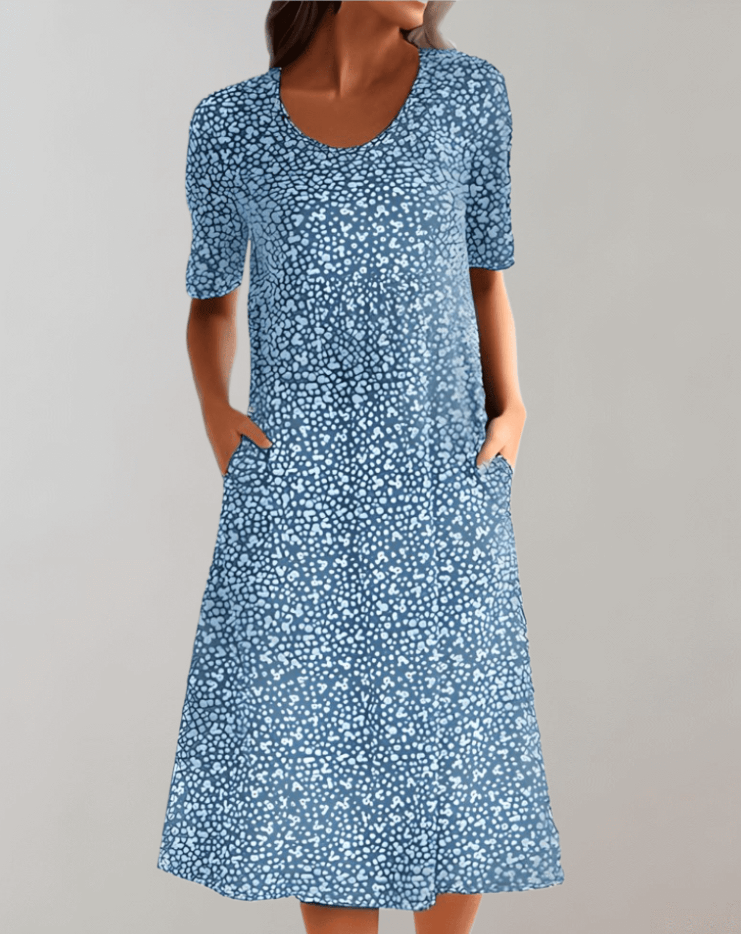 Breathable Casual V-Neck Sundress for Women