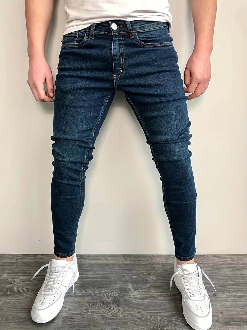 Comfortable Skinny Fit Denim Jeans