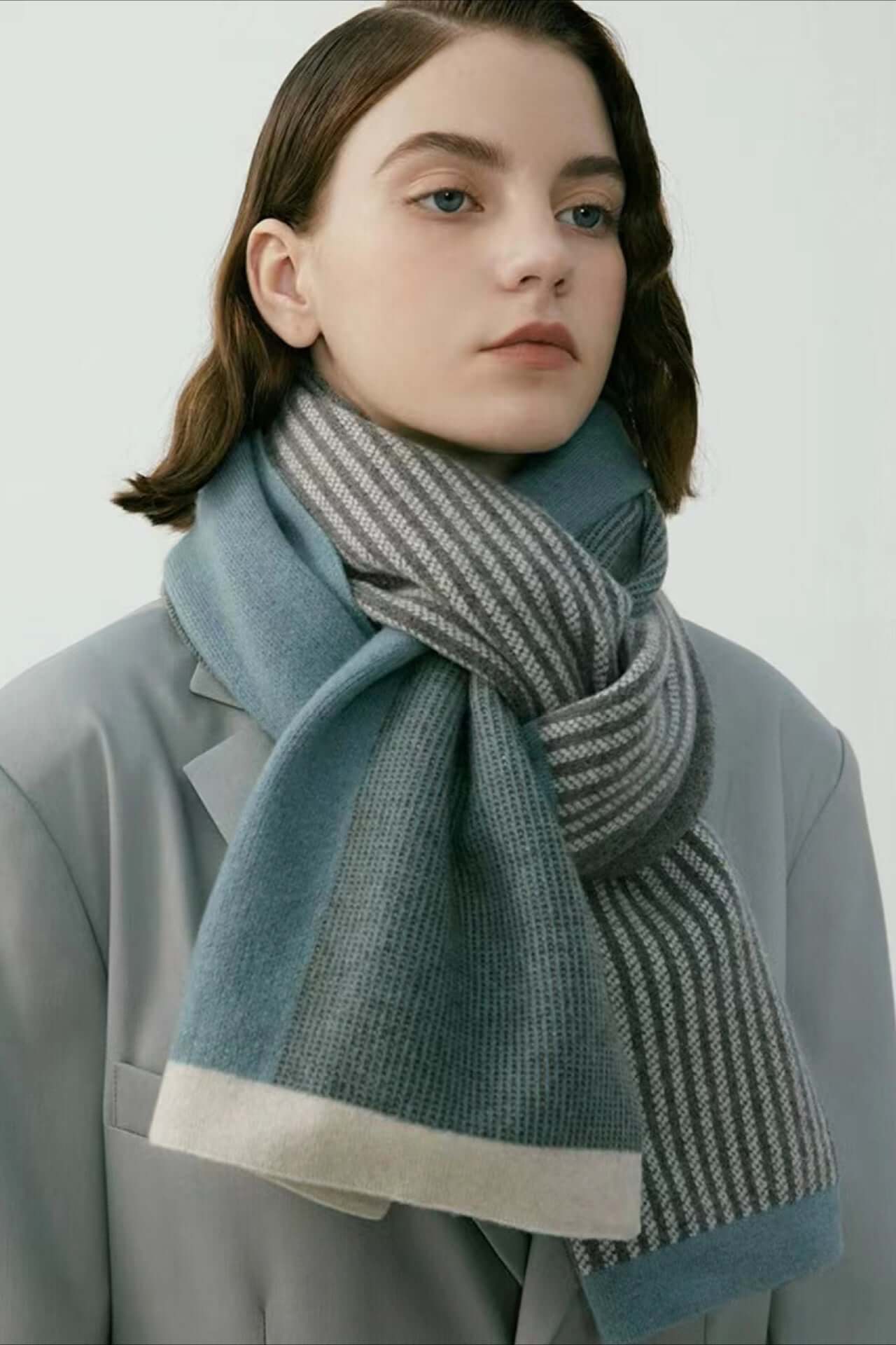 Cozy Plaid Winter Scarf - Luxivelle