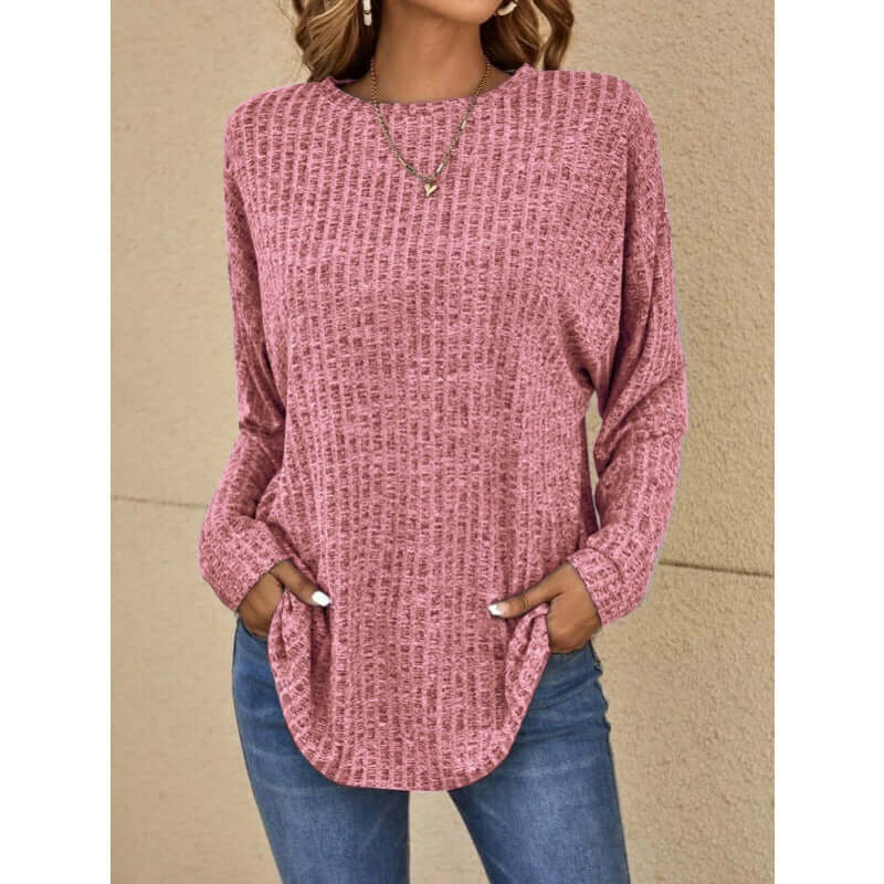 Comfortable Fit Women's Knit Relaxed Tee
