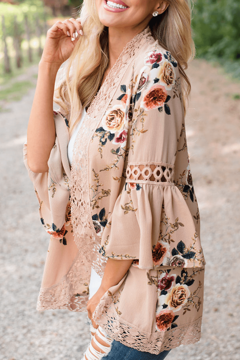 Colorful Quilted Pattern Blouse