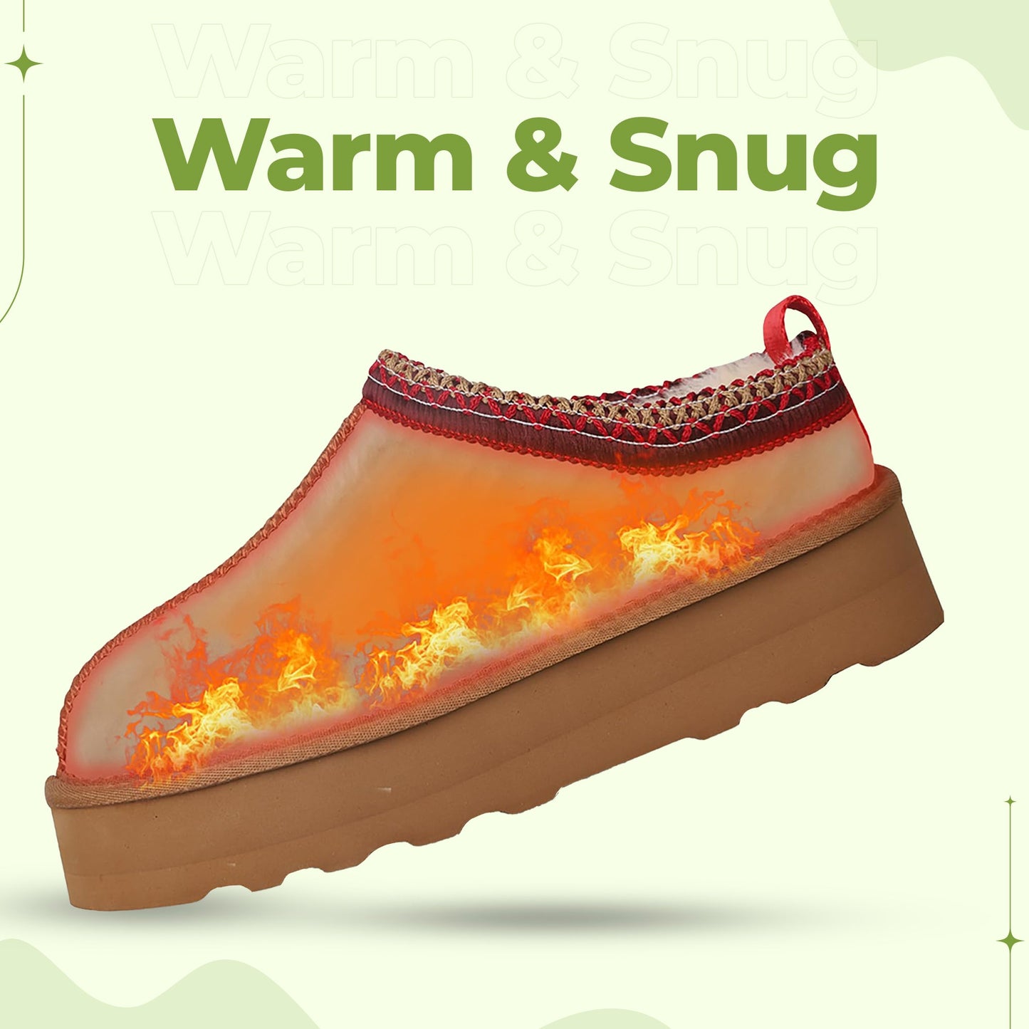 Comfy Warm Slippers for Women with Memory Foam