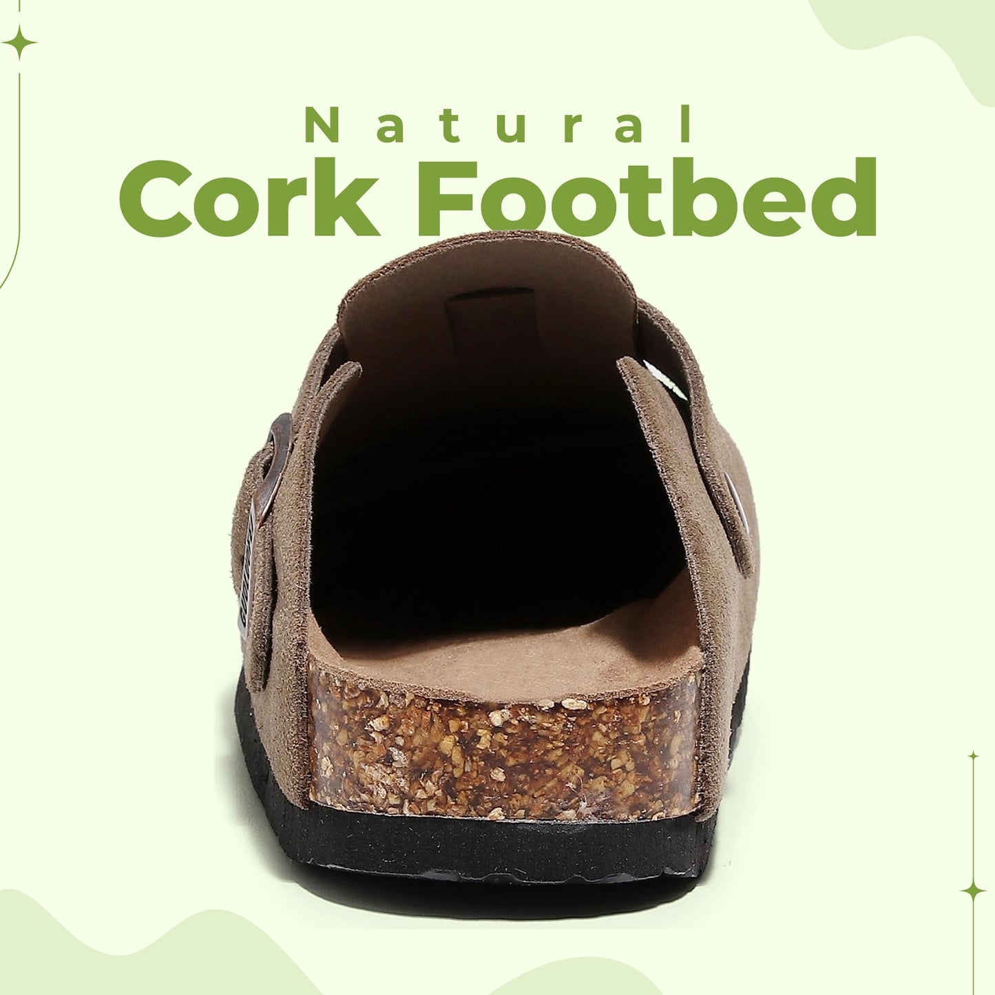 Comfortable Women's Natural Cork Sandals