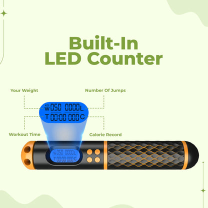 Smart Fitness Jump Rope with Digital Counter