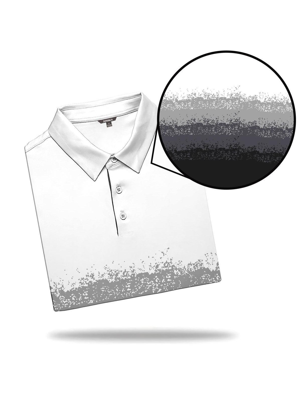 Breathable Mens Polo Shirt UV Protection