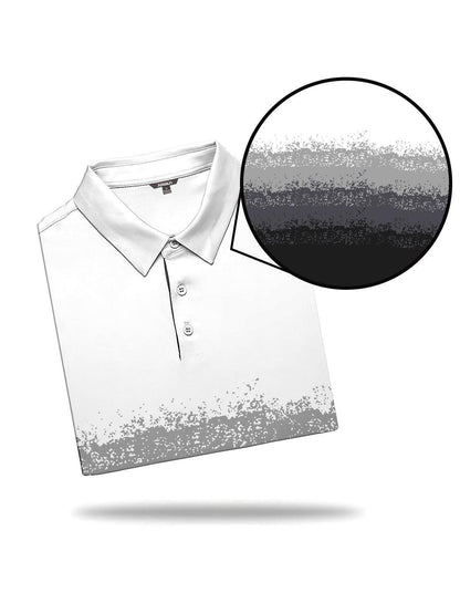 Breathable Mens Polo Shirt UV Protection