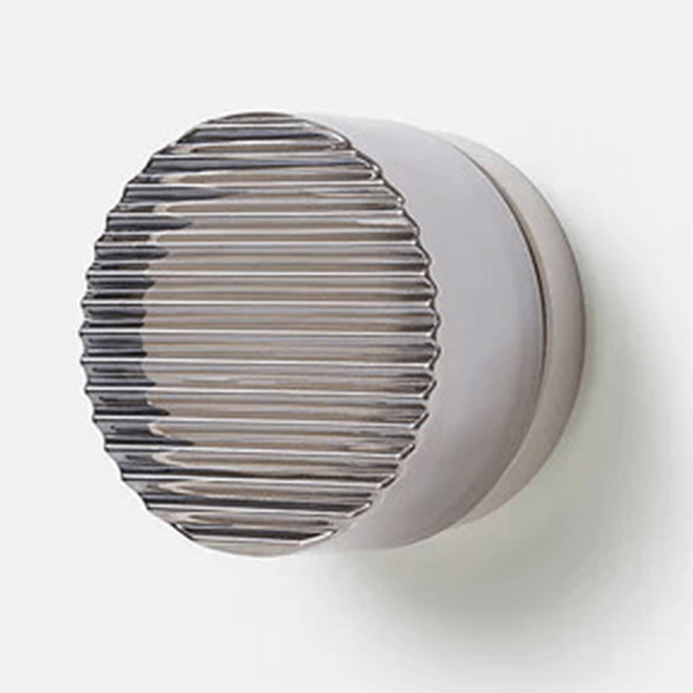 Contemporary Circular LED Outdoor Wall Lamp