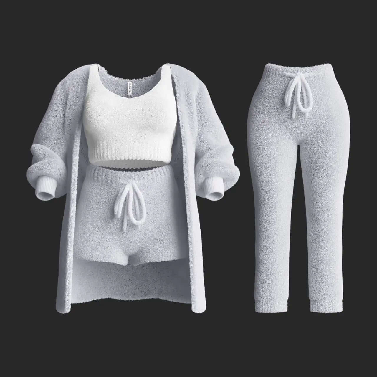 Soft Cozy Women's Knit Loungewear Set