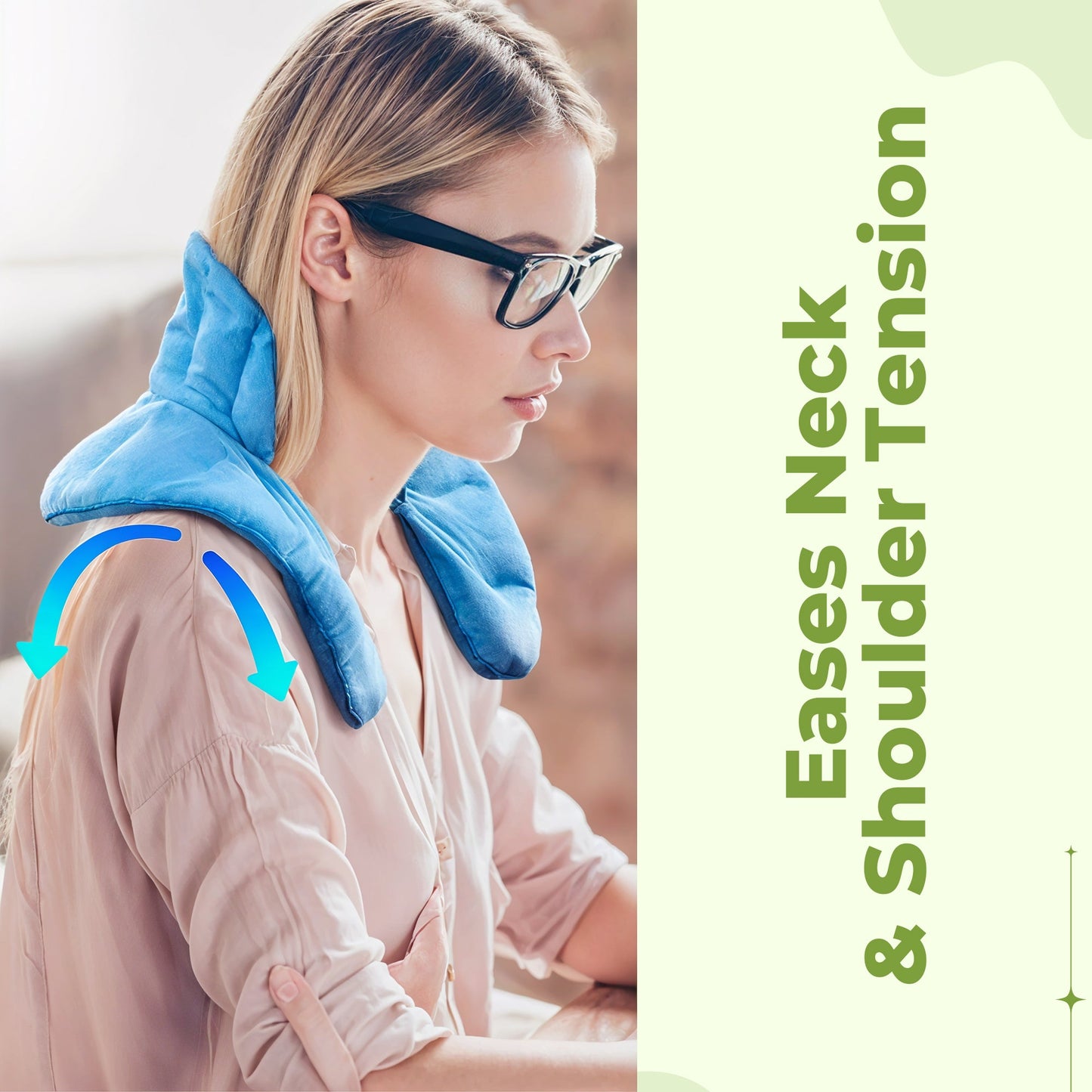 Therapeutic Heating Cooling Neck Shoulder Wrap