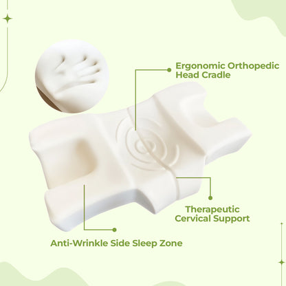 Soft 2 in 1 Contour Beauty Pillow with Silk Cover