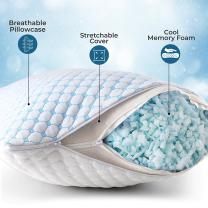 Cool Gel Pillow for Back Pain Relief
