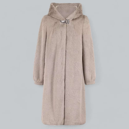 Warm Women's Faux Fur Parka Coat