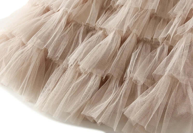 Flowy Layered Long Skirt