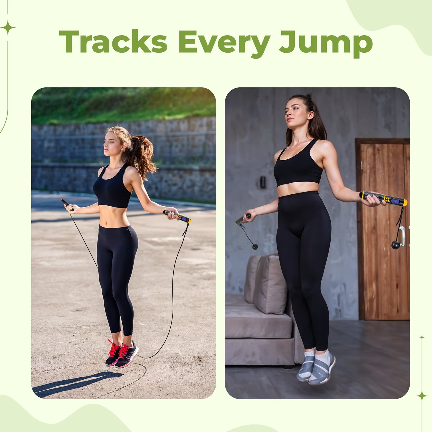 Smart Fitness Jump Rope with Digital Counter