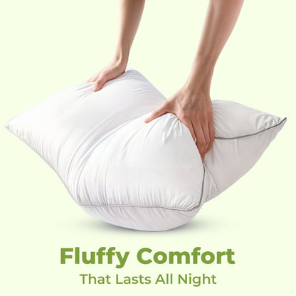 Plush Comfort Bed Pillow - Soft Cooling Down Pillow