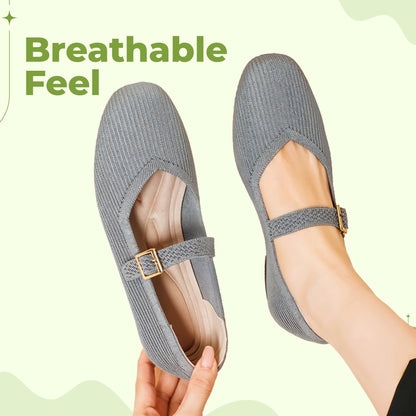 Comfortable Flat Square Toe Sandals