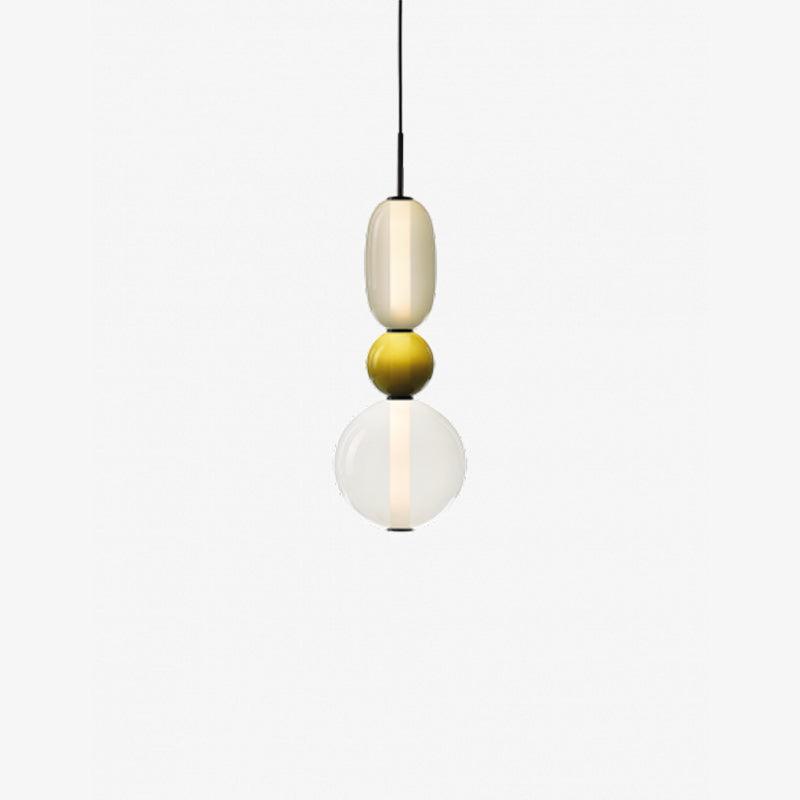Vibrant Glass Drop Ceiling Light