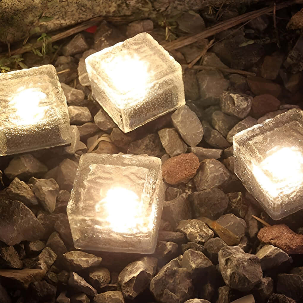 Bright Outdoor Solar LED Garden Lamp Square Shape - Luxivelle