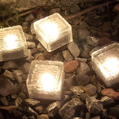 Bright Outdoor Solar LED Garden Lamp Square Shape - Luxivelle
