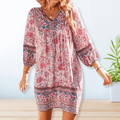 Women's Floral Summer Mini Dress