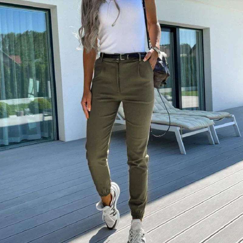 Comfort Fit Jogger Pants with Stretchy Cuffs
