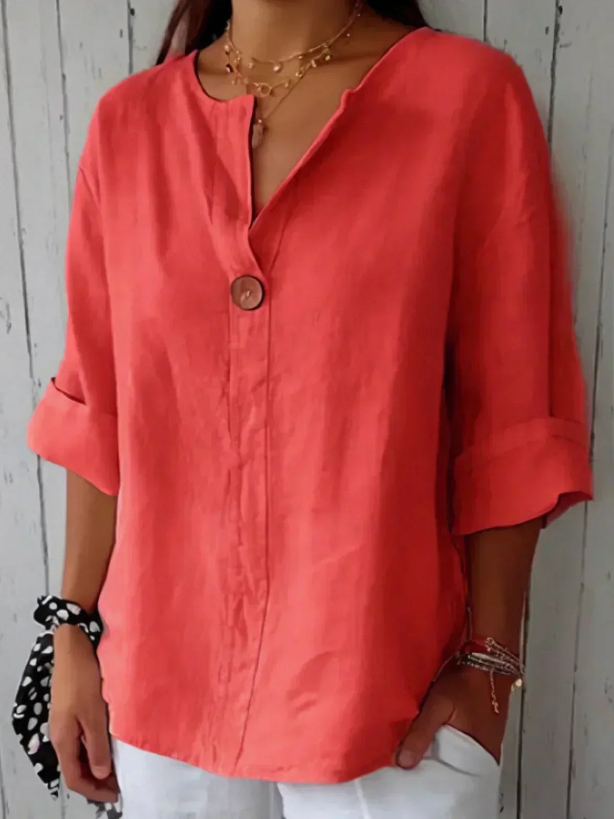 Ruby | Stylish V-neck blouse