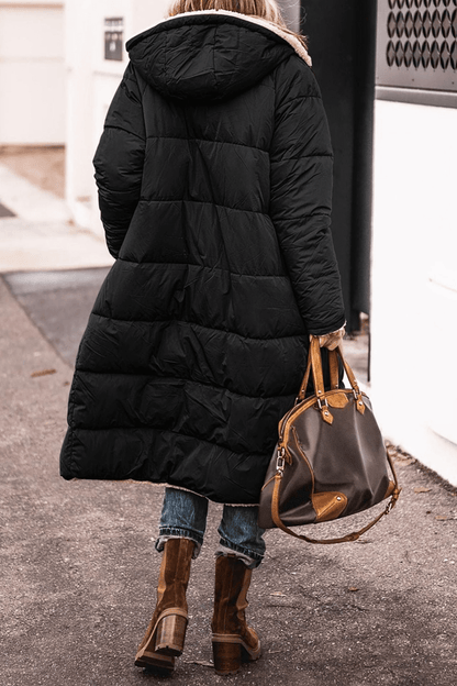 Warm Double Sided Women's Parka Coat
