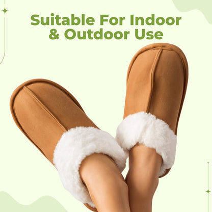 Soft Suede Wool Slippers