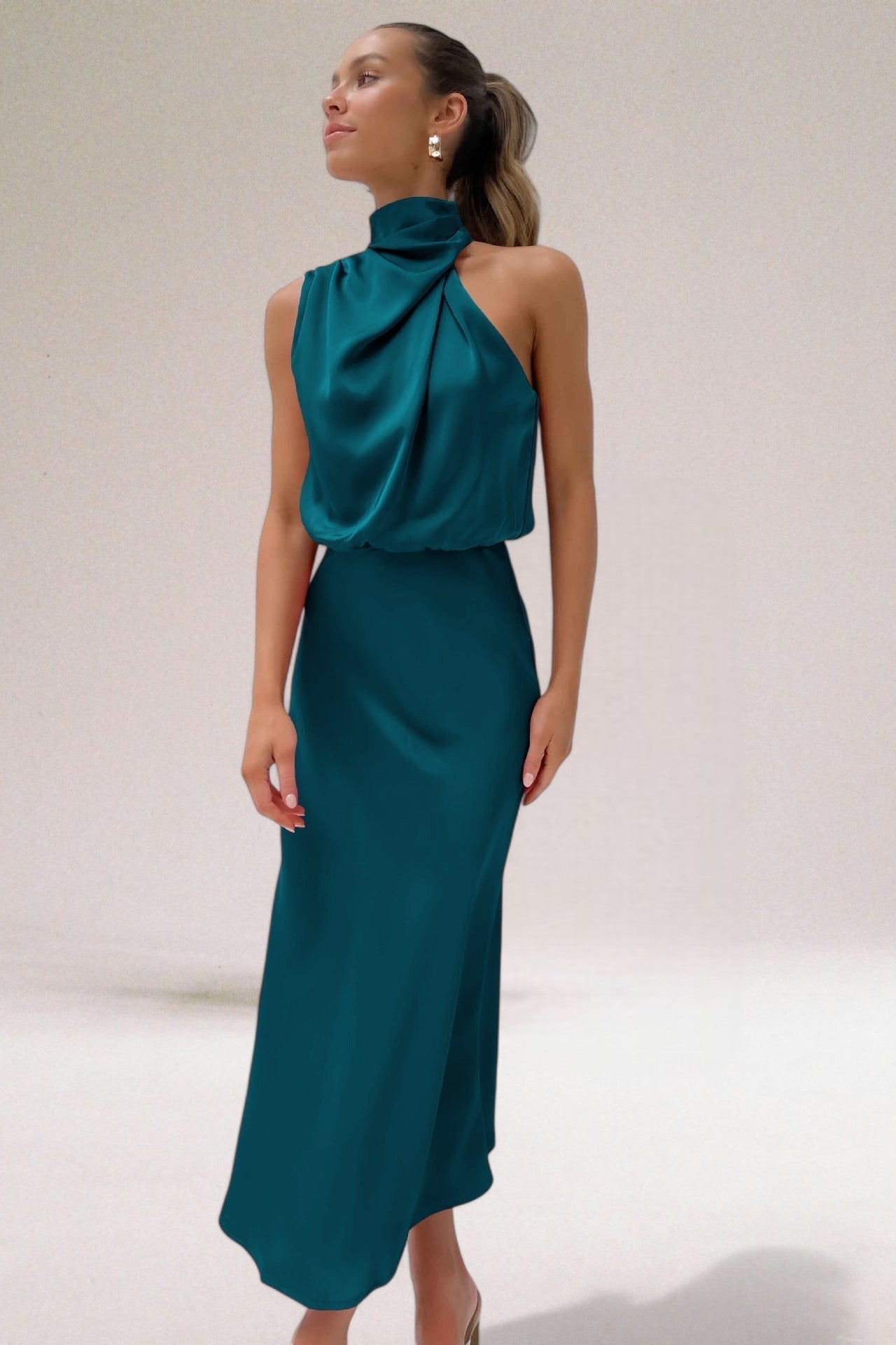 Zara | Glamorous satin dress