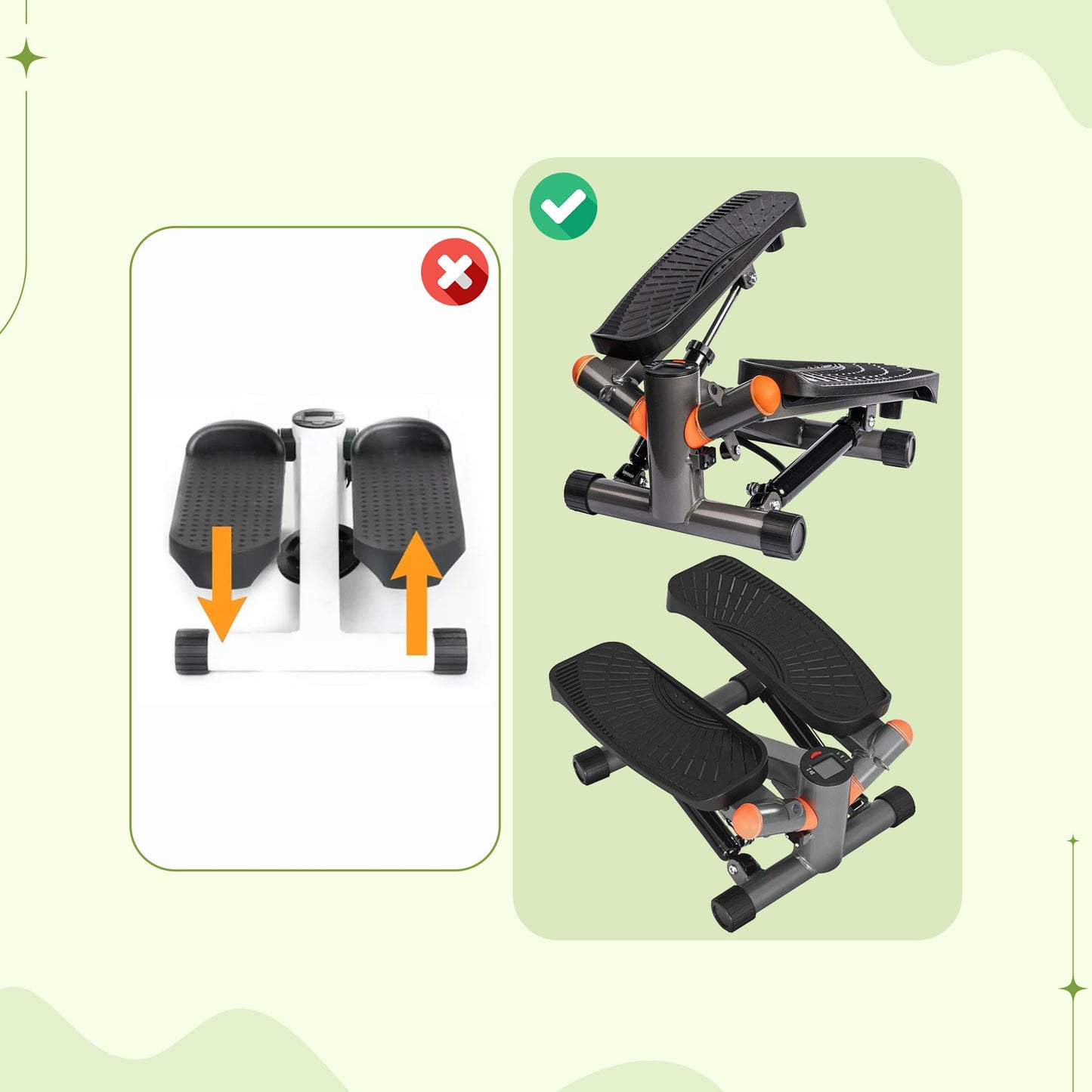 Compact Home Step Exercise Machine