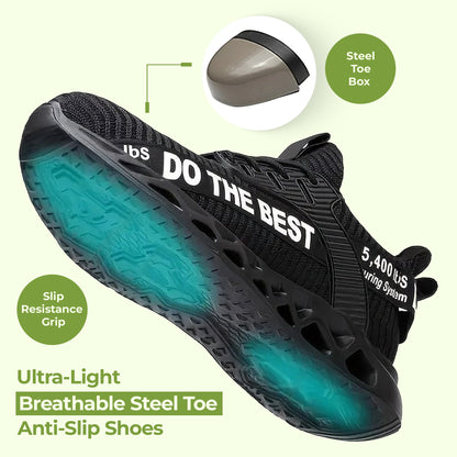 Lightweight Airy Work Safety Shoes