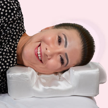 Soft 2 in 1 Contour Beauty Pillow with Silk Cover - Luxivelle