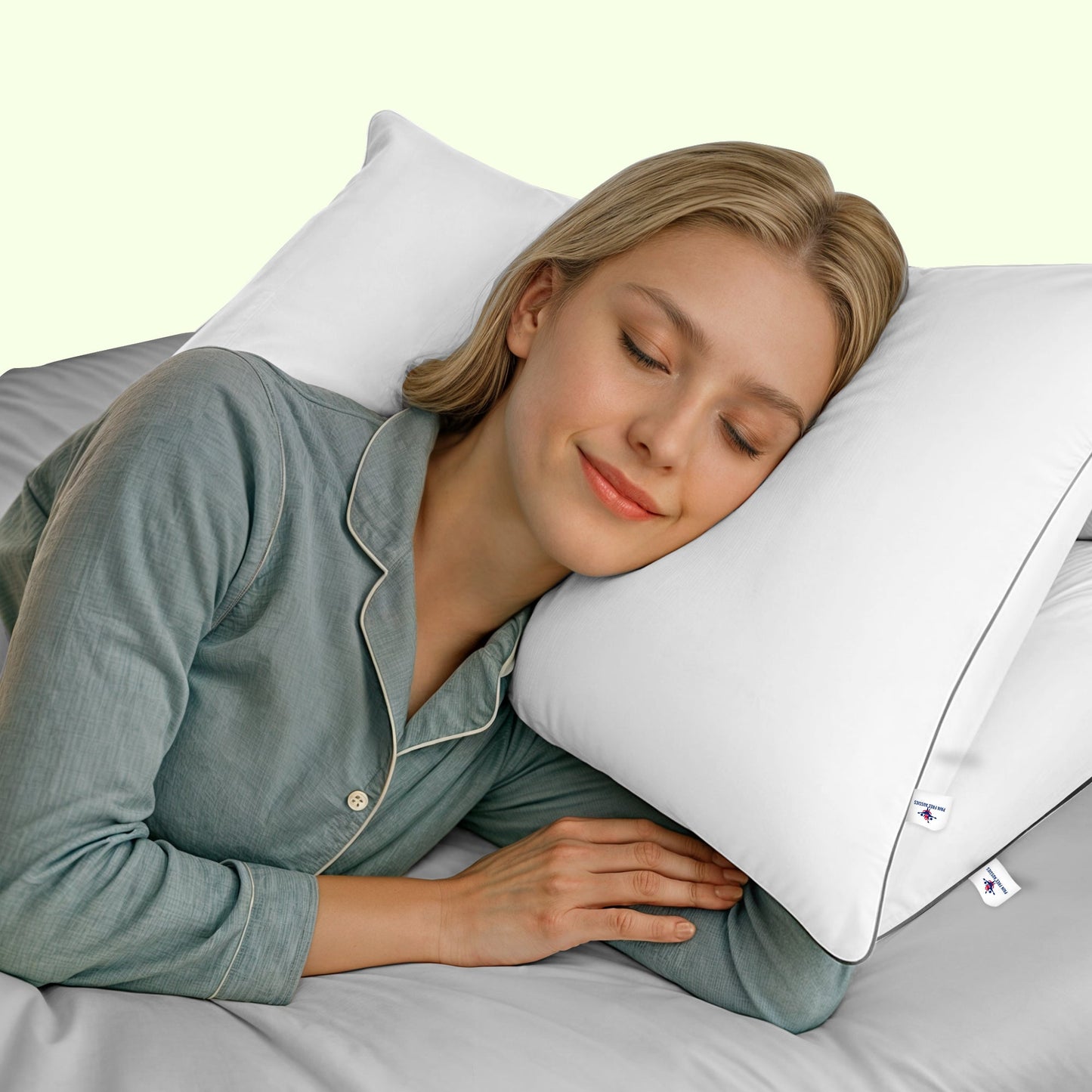 Plush Comfort Bed Pillow - Soft Cooling Down Pillow - Luxivelle