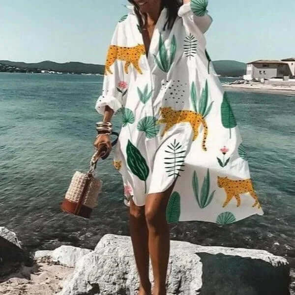 Comfortable Summer Short Sleeve Dress