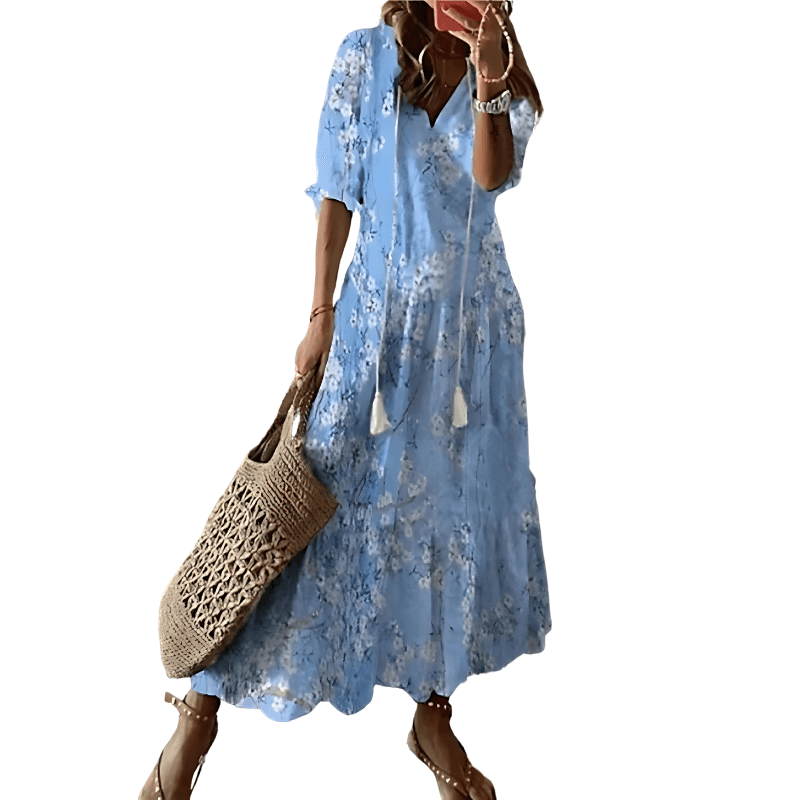 Elegant Long Sleeve Sundress