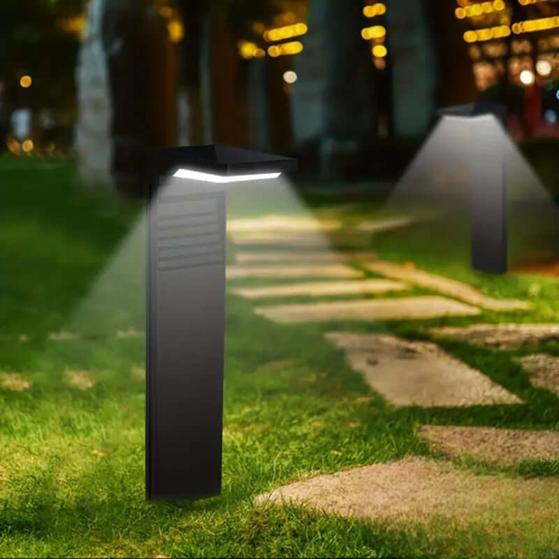Bright Outdoor Solar Powered Lamp, 4W Warm White