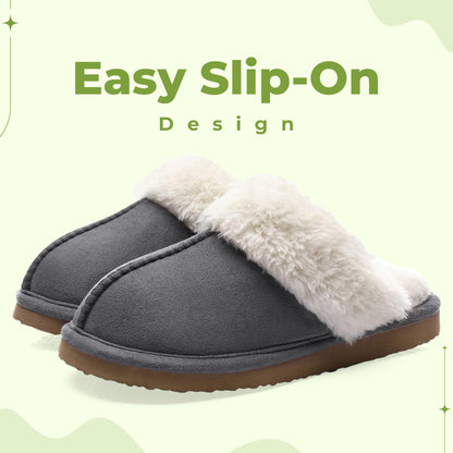 Soft Suede Wool Slippers